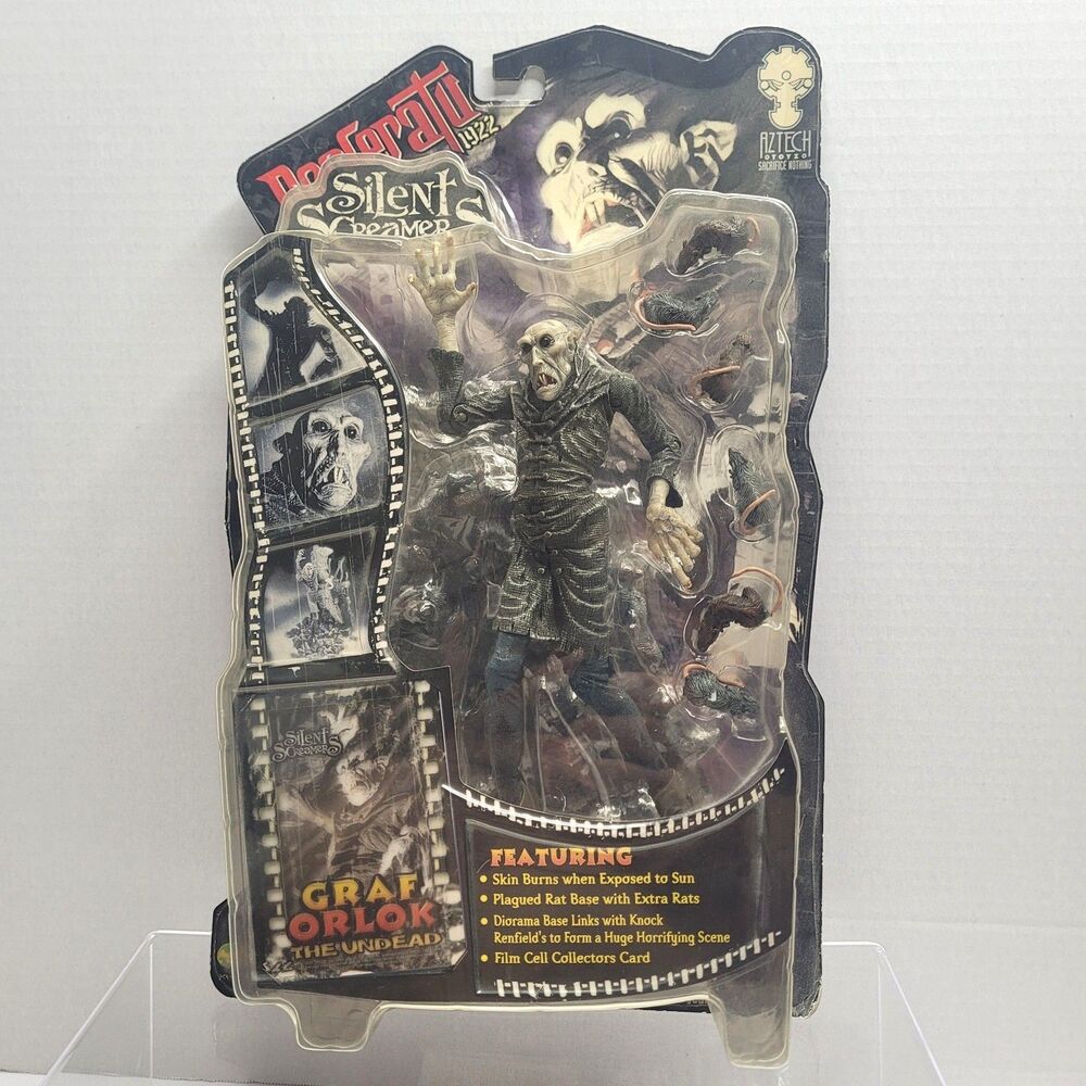 Vintage 2000 Silent Screamers Nosferatu Graf Orlok Figure